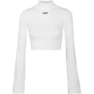 OFF-WHITE, The Intarsia Crop Top